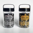 BOCAL VERRE AVEC POIGNEE 660 CC MIX OR-ARGENT