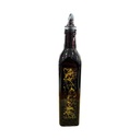 BOUTEILLE HUILE VERRE 500 CC DESIGN MARBRE NOIR