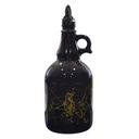 BOUTEILLE HUILE 1000 CC COULEUR MARBRE NOIR