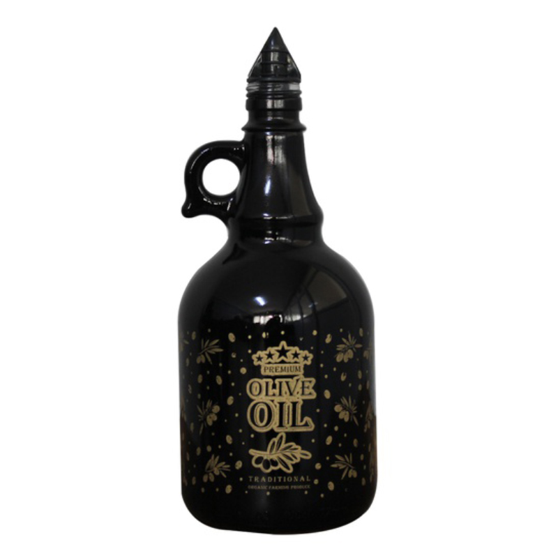 BOUTEILLE HUILE 1000 CC NOIR/OR