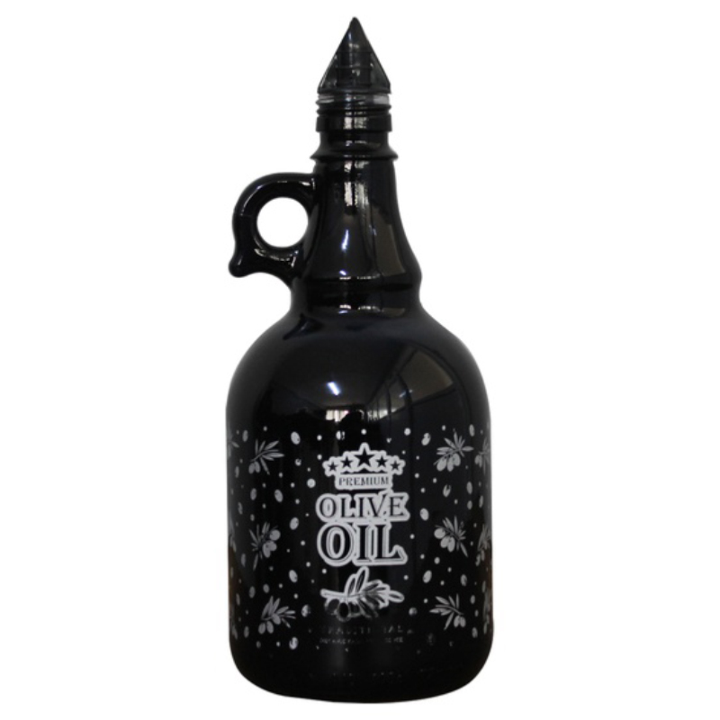 BOUTEILLE HUILE 1000 CC NOIR/ARGENT