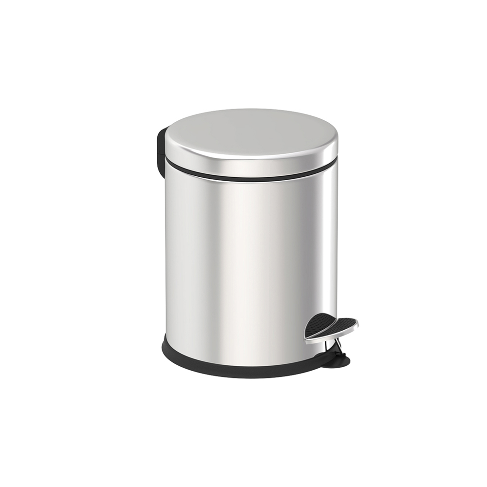 POUBELLE CHROME 3 LITRES PEDALE METAL