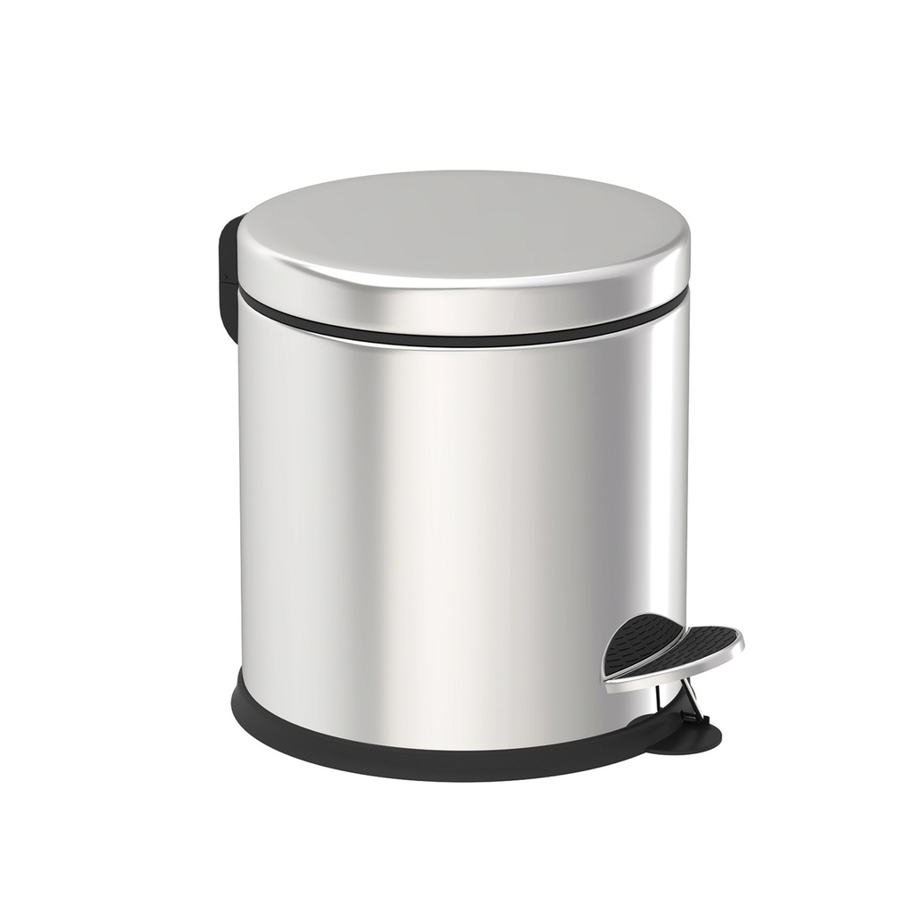 POUBELLE CHROME 20 LITRES PEDALE METAL
