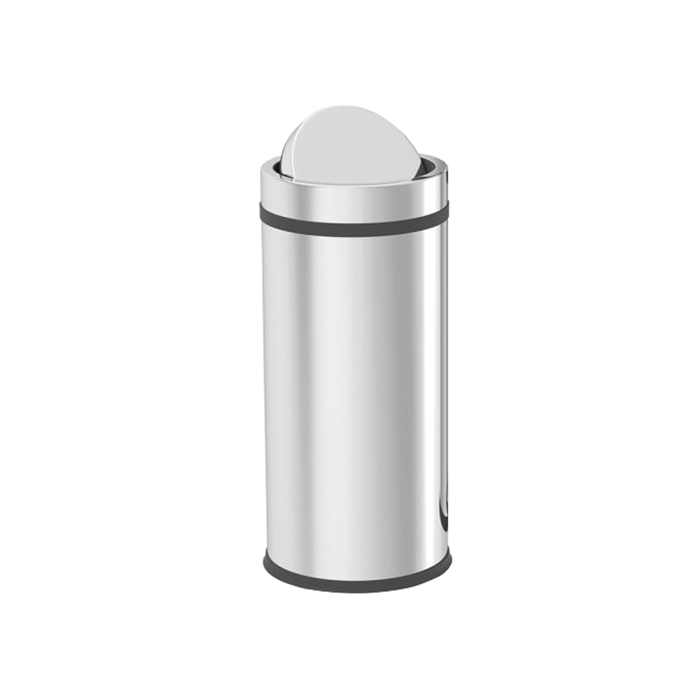 POUBELLE CHROME FLIP 5 LITRES