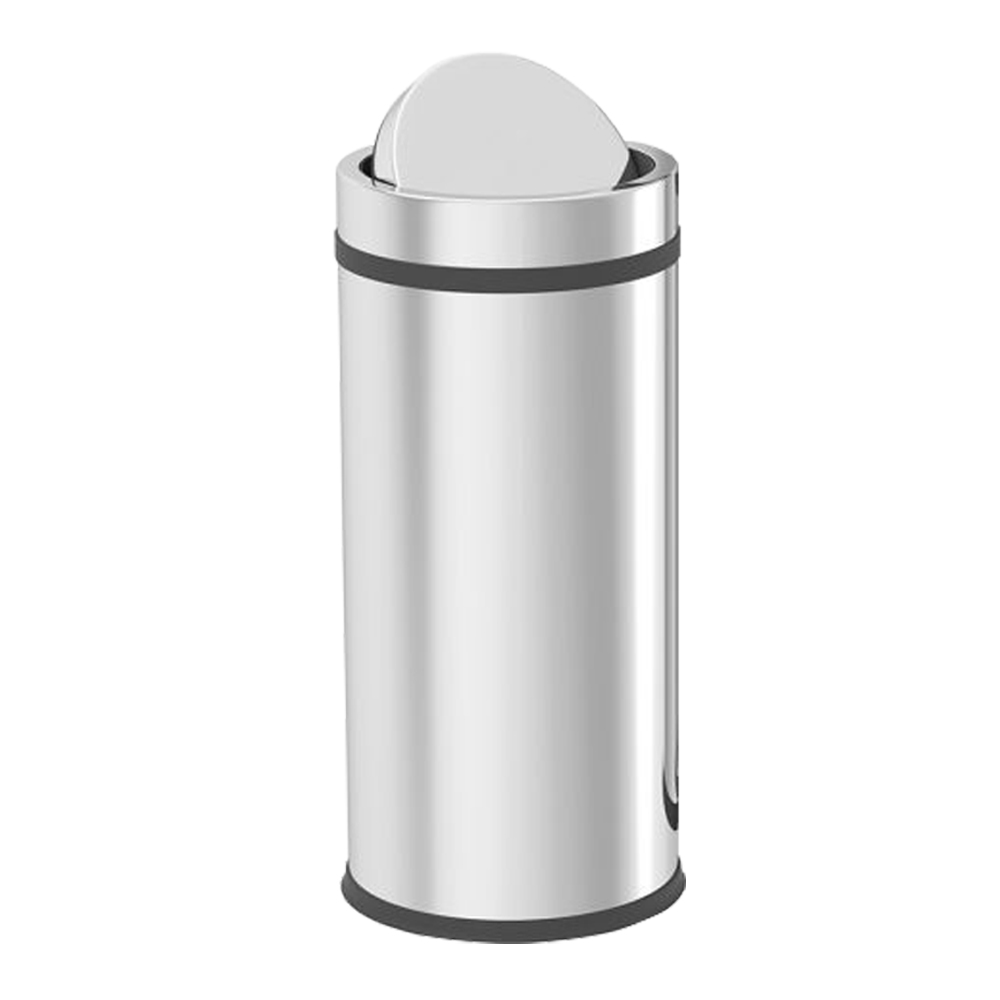 POUBELLE CHROME FLIP 11 LITRES