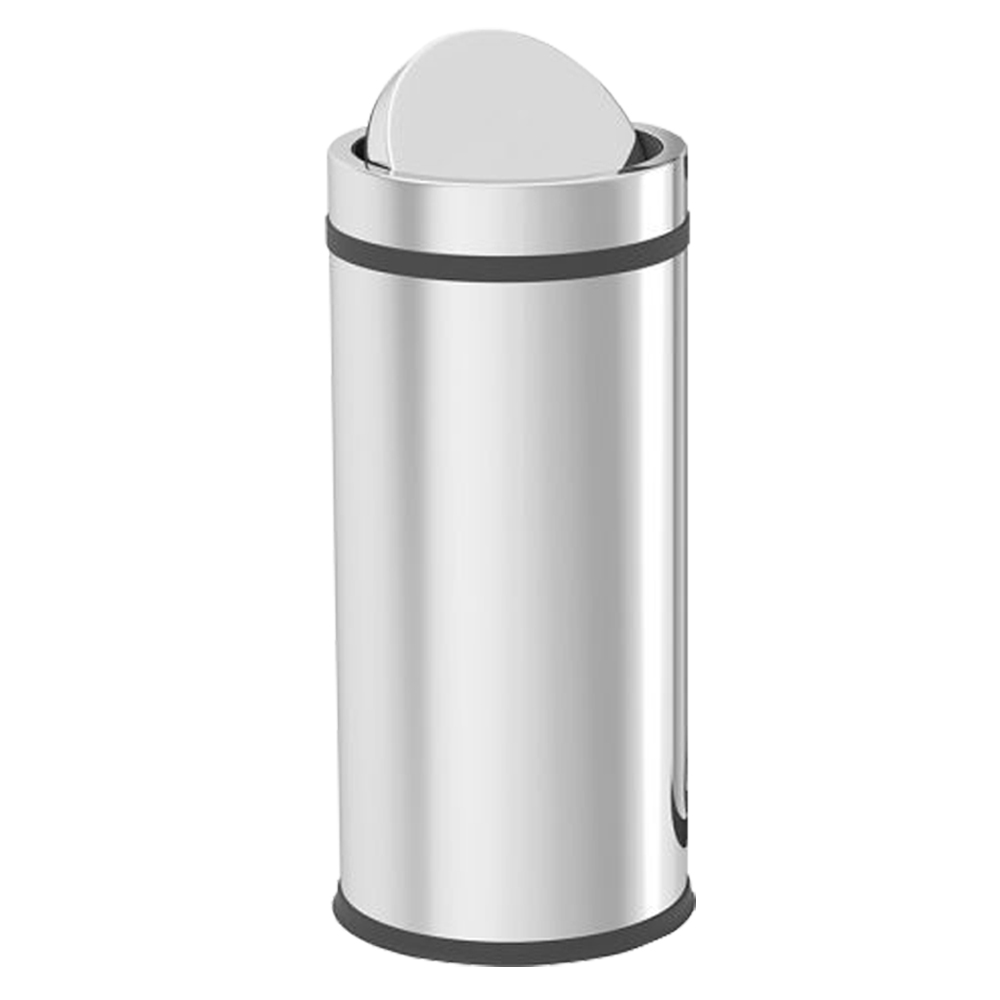 POUBELLE CHROME FLIP 16 LITRES