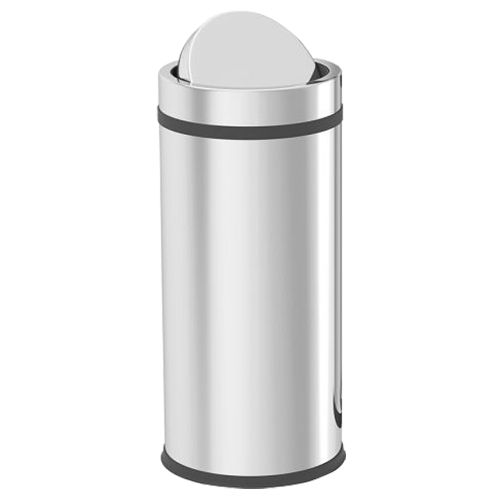 POUBELLE CHROME FLIP 20 LITRES