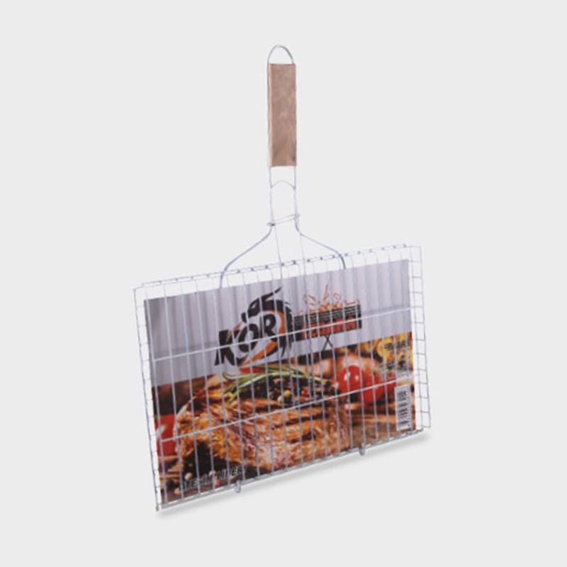 GRILL METAL POIGNEE BOIS 23 X 36