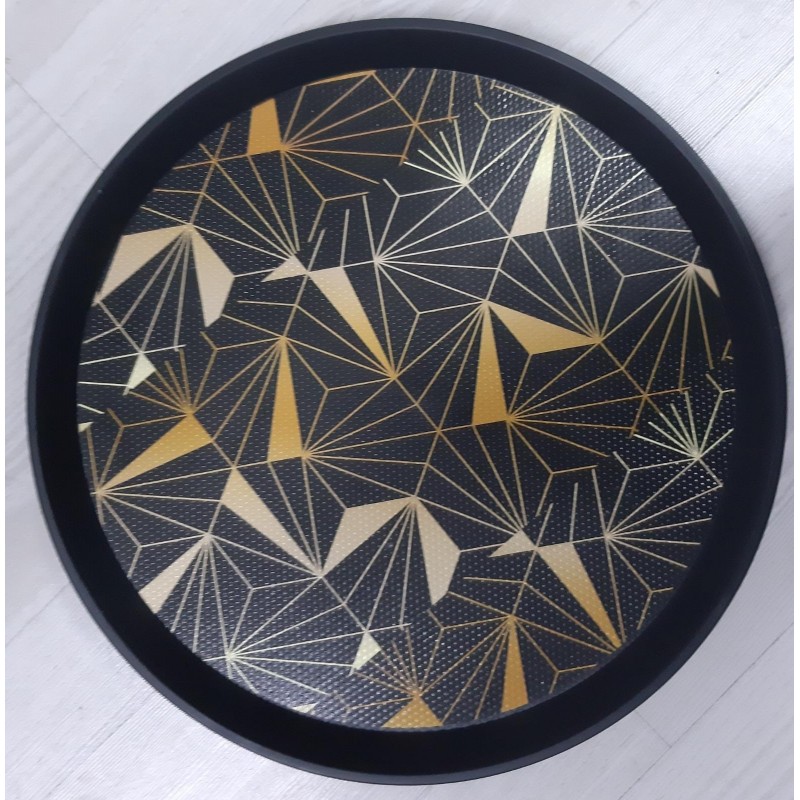 PLATEAU NOUVEAU DESIGN NOIR