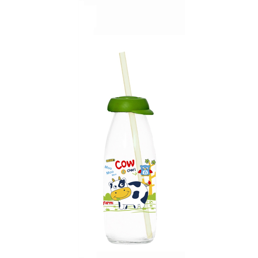 BOUTEILLE ENFANT AVEC PAILLE 250 CC