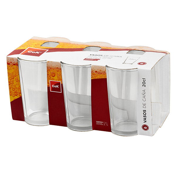 VERRE A EAU/JUS 20 CL X 6