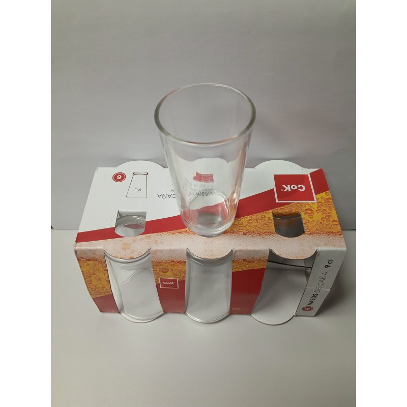 VERRE A THE/CAFE 9 CL X 6