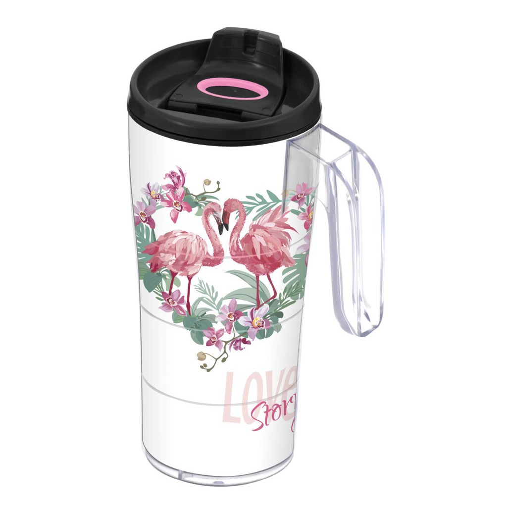MUG CAFE DECO AVEC POIGNEE 440 CC