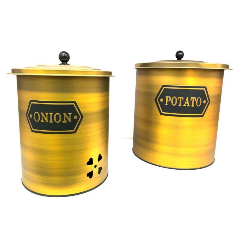 SET 2 PIECES METAL RANGE LEGUME 5 &amp; 6 LITRES (COULEUR