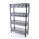 ETAGERE 4 NIVEAUX 50X20X80 CM  COULEUR MAT