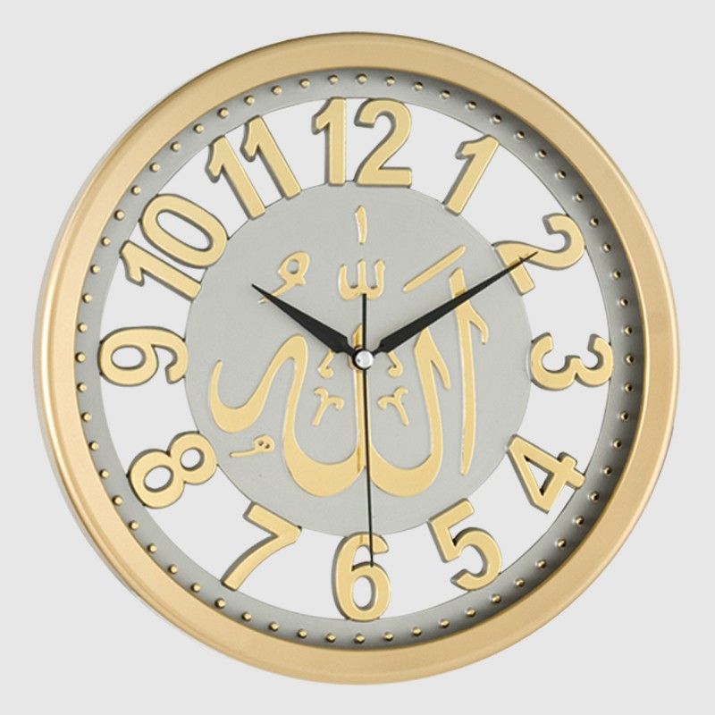 HORLOGE MURALE DECORATIVE 35 CM MODELE OR