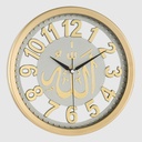 HORLOGE MURALE DECORATIVE 35 CM MODELE OR