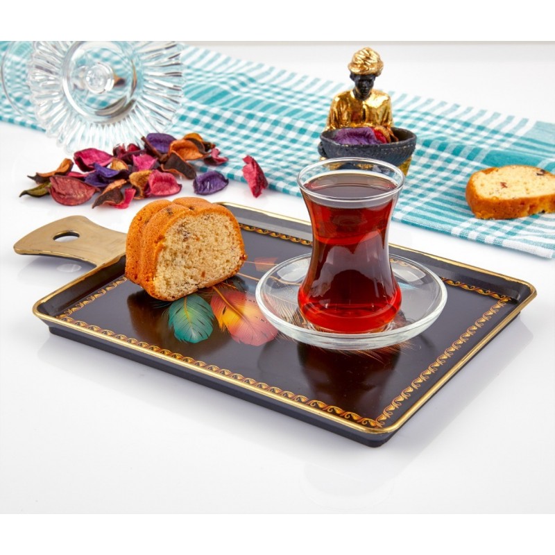 PETIT PLATEAU CARRE DECO 18 X 31 CM (DIFFERENTS DESIGNS)
