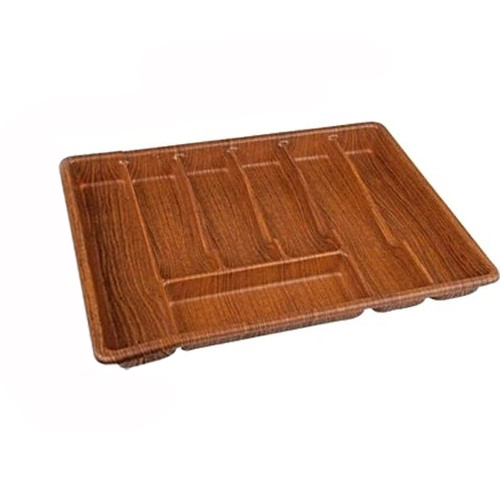 RANGE COUVERTS EFFET BOIS 7 COMPARTIMENTS
