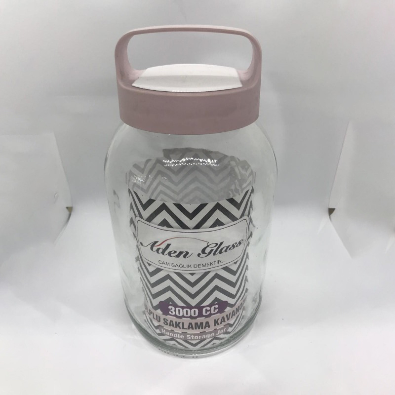 BOUTEILLE 5 LITRES VERRE NOUVEAU DESIGN POINGNEE