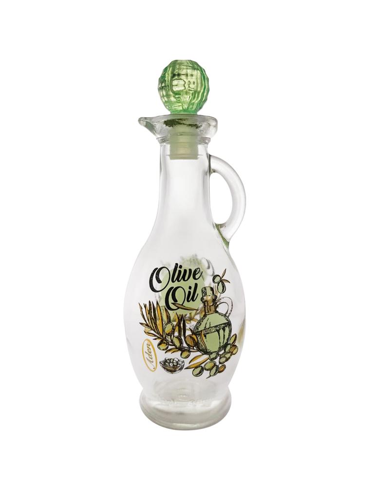 BOUTEILLE VERRE HUILE IMPRIME 250 CC