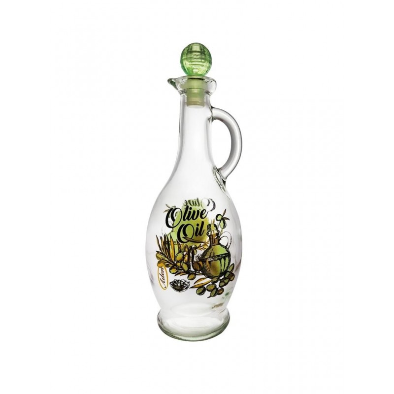 BOUTEILLE VERRE HUILE IMPRIME 750 CC