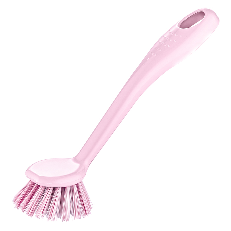 BROSSE EVIER 22X6 CM MIX ROSE/VERT/BLANC