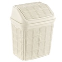 POUBELLE 6.5 LITRES MIX BEIGE/GRIS