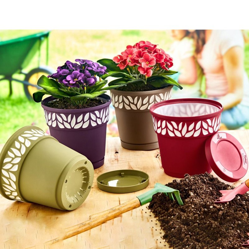POT FLEUR DECO (4 LT) COULEUR MIX