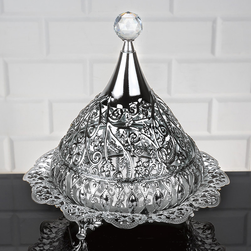 BOITE DECO 24X24 CM MIX OR/ARGENT