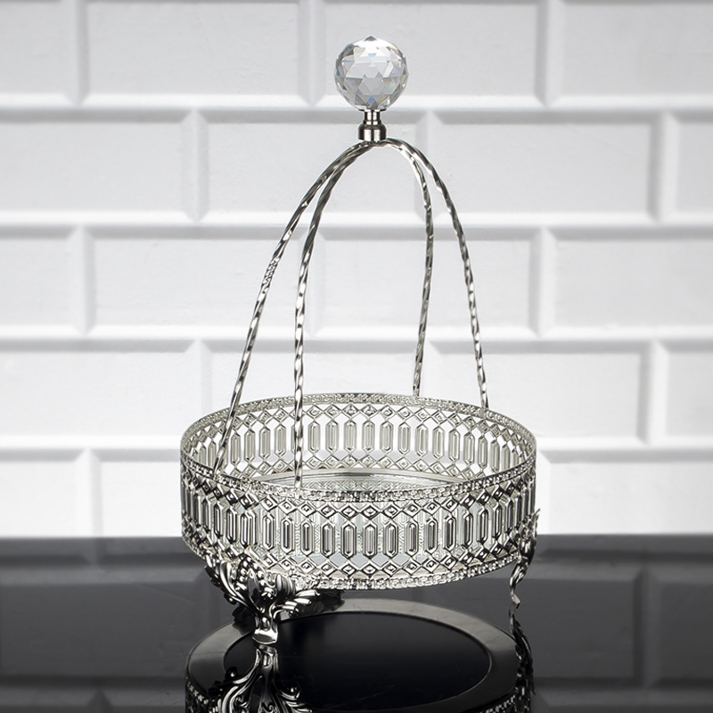 PLATEAU DECO 25X15 CM MIX OR/ARGENT