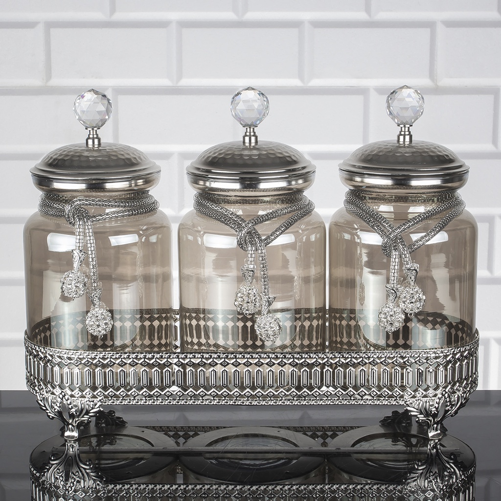 SET SULTAN 3 PIECES VERRES SET 35X27X13 CM