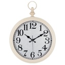 HORLOGE ACCROCHE MURALE MIX:BLANC-CREME-NOIR 30 X 40 CM
