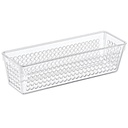 RANGEMENT TRANSPARENT 23X7X6 CM 1.1 LITRES 