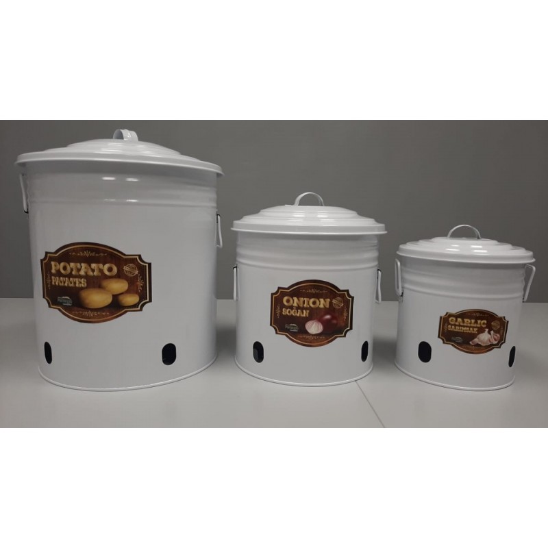 SET RANGE LEGUME METAL 3 PIECES