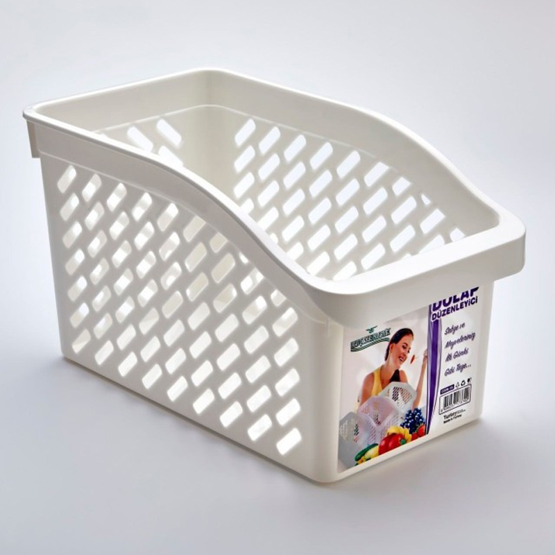 ORGANISATEUR  MOYEN 28 X 16 X16 CM BLANC