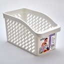 ORGANISATEUR  MOYEN 28 X 16 X16 CM BLANC