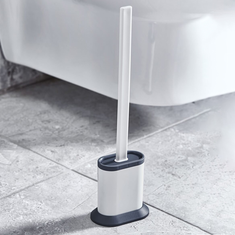 BROSSE WC 35,5 X 10 CM BLANC/GRIS