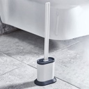 BROSSE WC 35,5 X 10 CM BLANC/GRIS