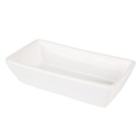 PLAT CERAMIQUE 12,5 X 6 X 3 CM BLANC