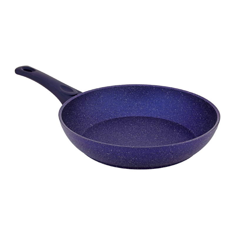 POELE GRANIT 24 CM . 2 LT. MIX BLEU/GRIS ANTHRACITE