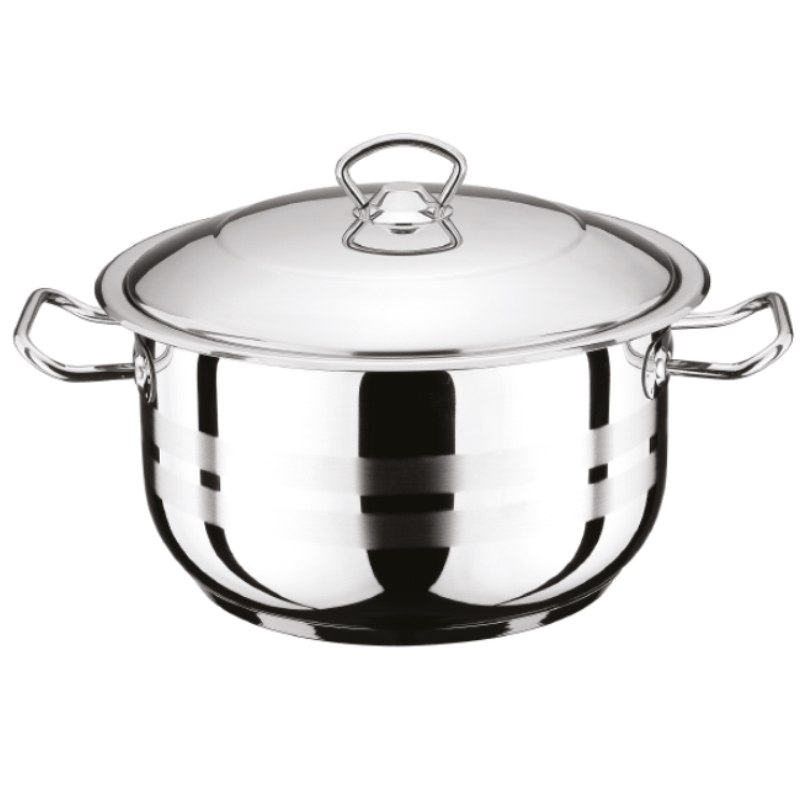 MARMITE METAL 28 CM COUVERCLE METAL