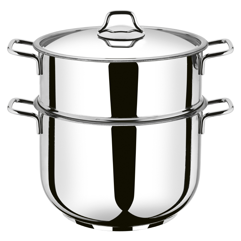 COUSCOUSSIER 22 CM . 6 LITRES. POIGNEES METAL