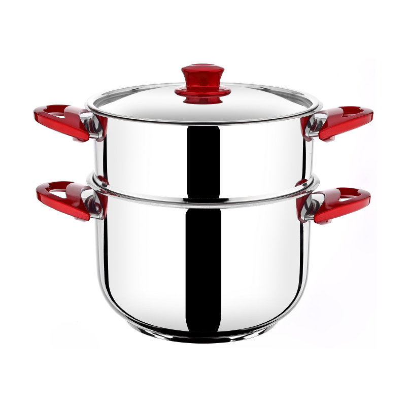 COUSCOUSSIER 22 CM . 6 LITRES. POIGNEES PLASTIQUE