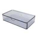 RANGE MAQUILLAGE 18X10X4,5 CM TRANSPARENT FUME