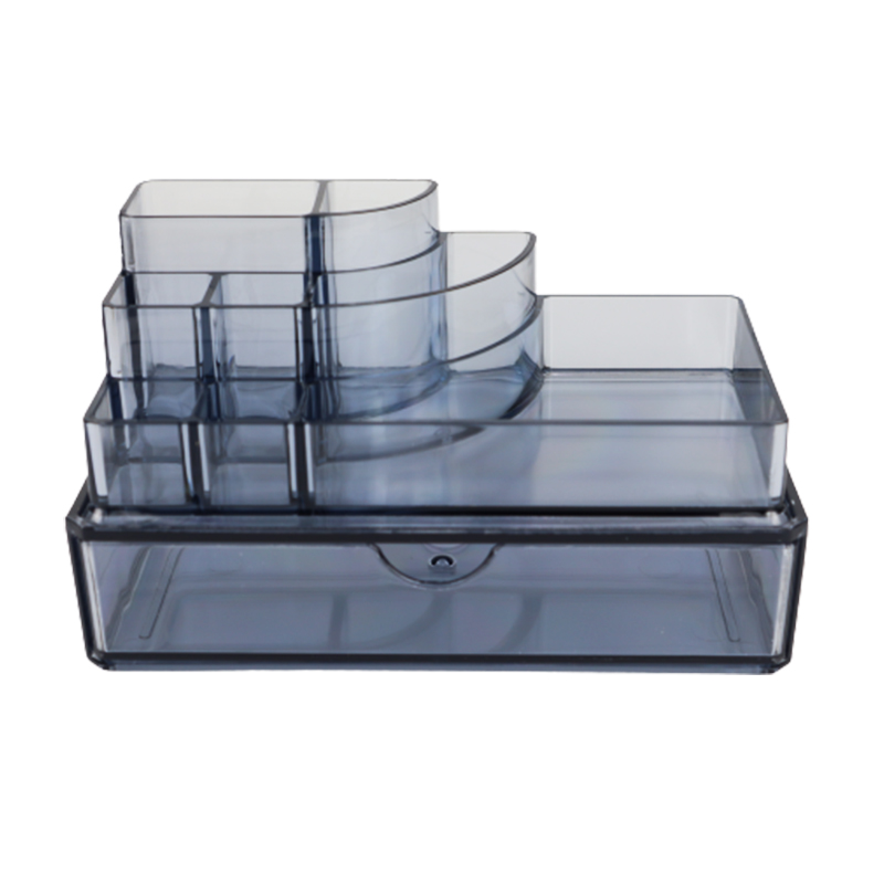 RANGE MAQUILLAGE 10X10X18 CM TRANSPARENT FUME