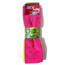 LOT DE 5 TORCHONS MICROFIBRE (33 X 27 CM)