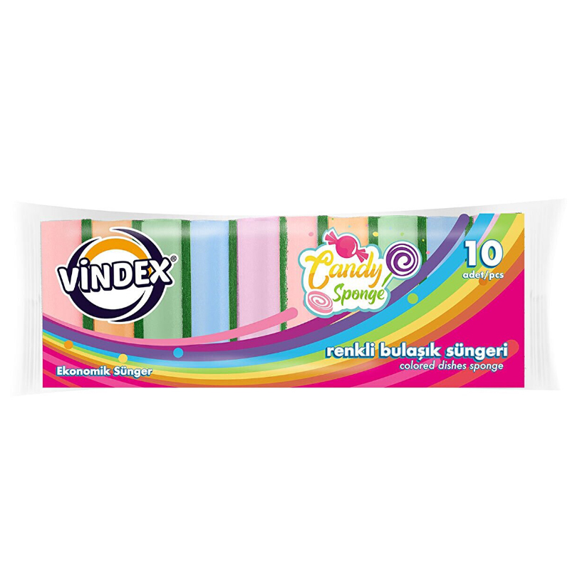 LOT DE 10 EPONGES 9 X 6 X 3 CM