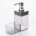 PORTE SAVON LUXE 19 X 15 X 7 CM MIX BLANC/NOIR/CREME/BEIGE