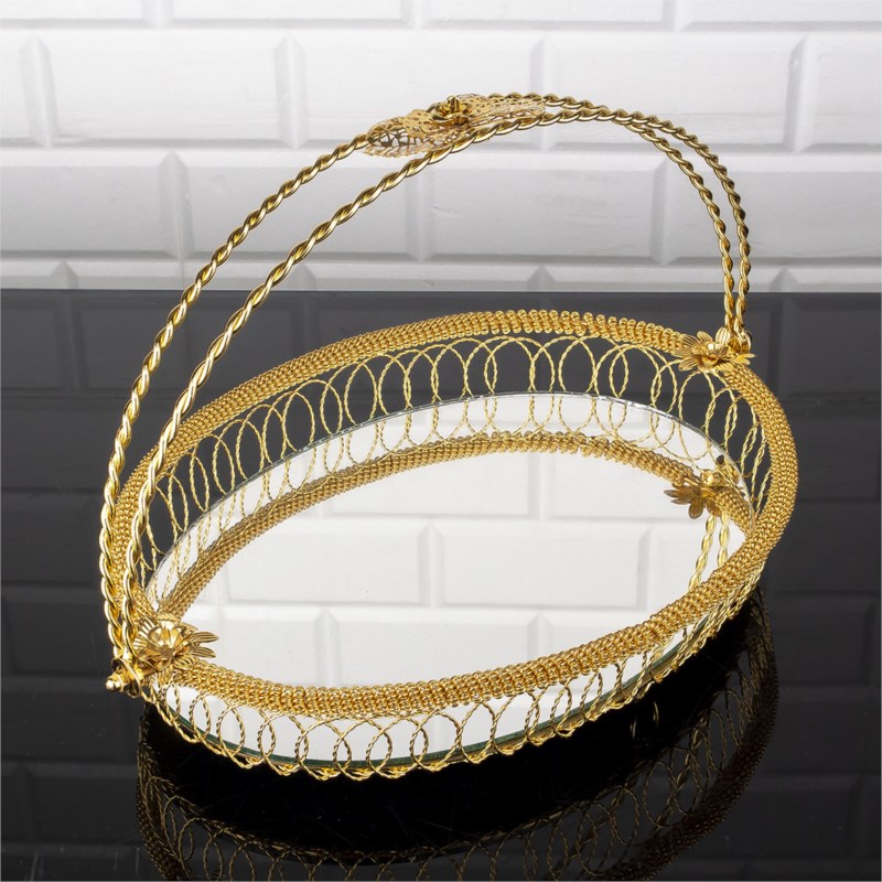 PLATEAU PRESENTATION 25X25X36 CM MODELE OR 